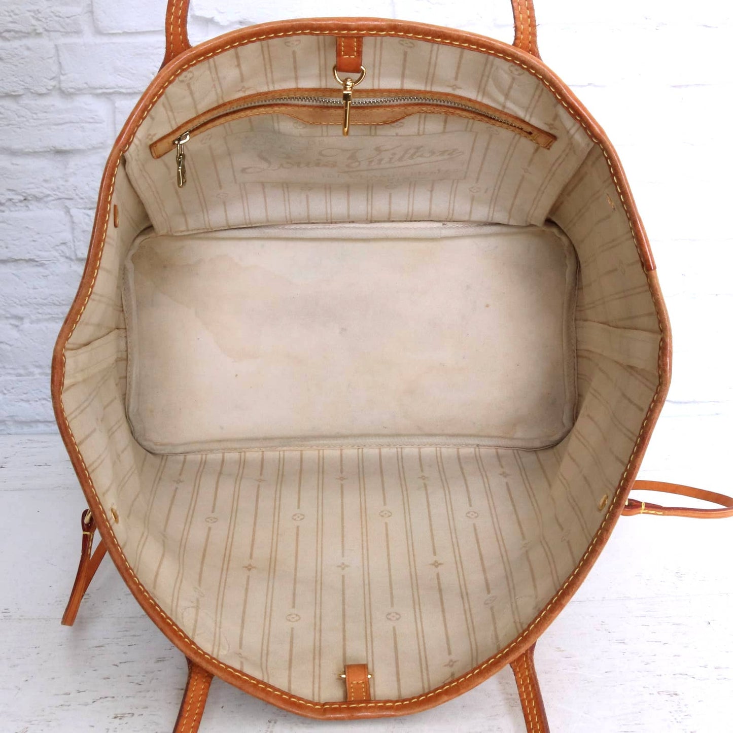 Louis Vuitton Neverfull MM Damier Azur Tote