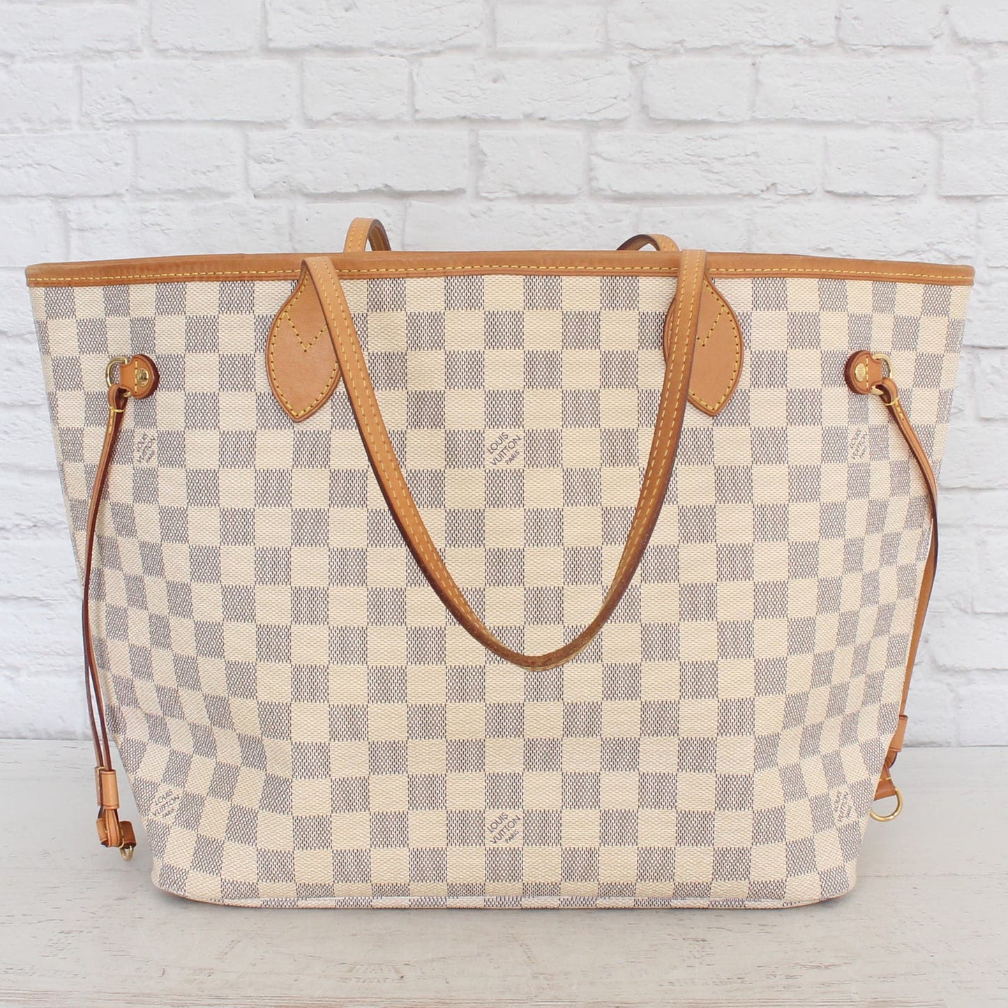Louis Vuitton Neverfull MM Damier Azur Tote