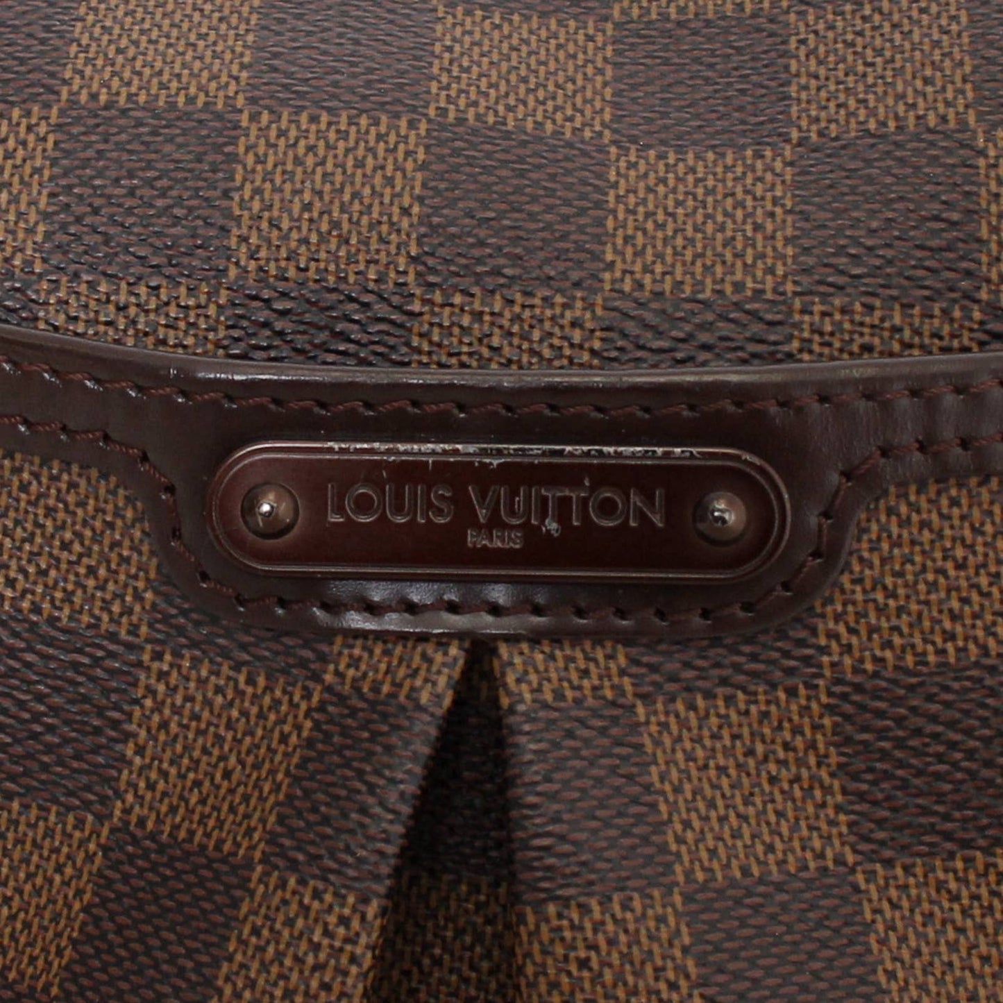 Louis Vuitton Bloomsbury PM Crossbody Damier Ebene Brown Leather Purse