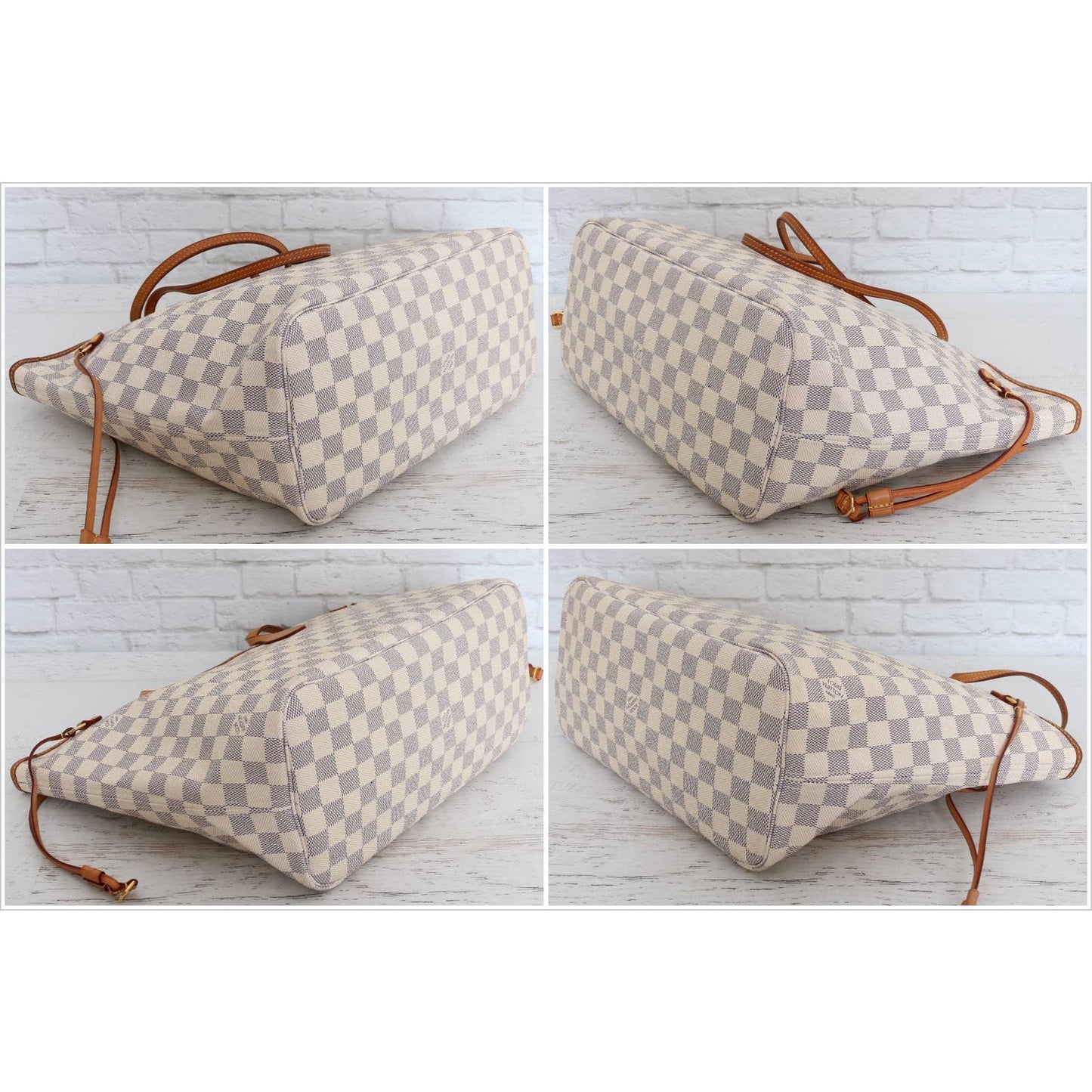 Louis Vuitton Neverfull MM Damier Azur Tote