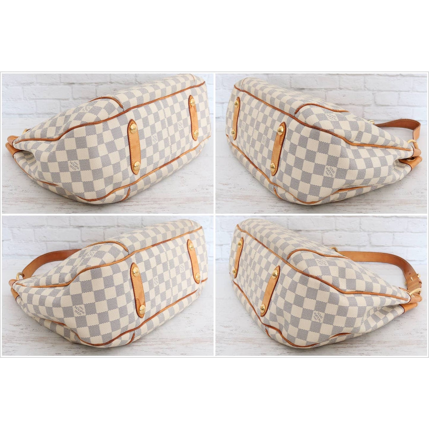 Louis Vuitton Galliera PM Damier Azur Shoulder Bag
