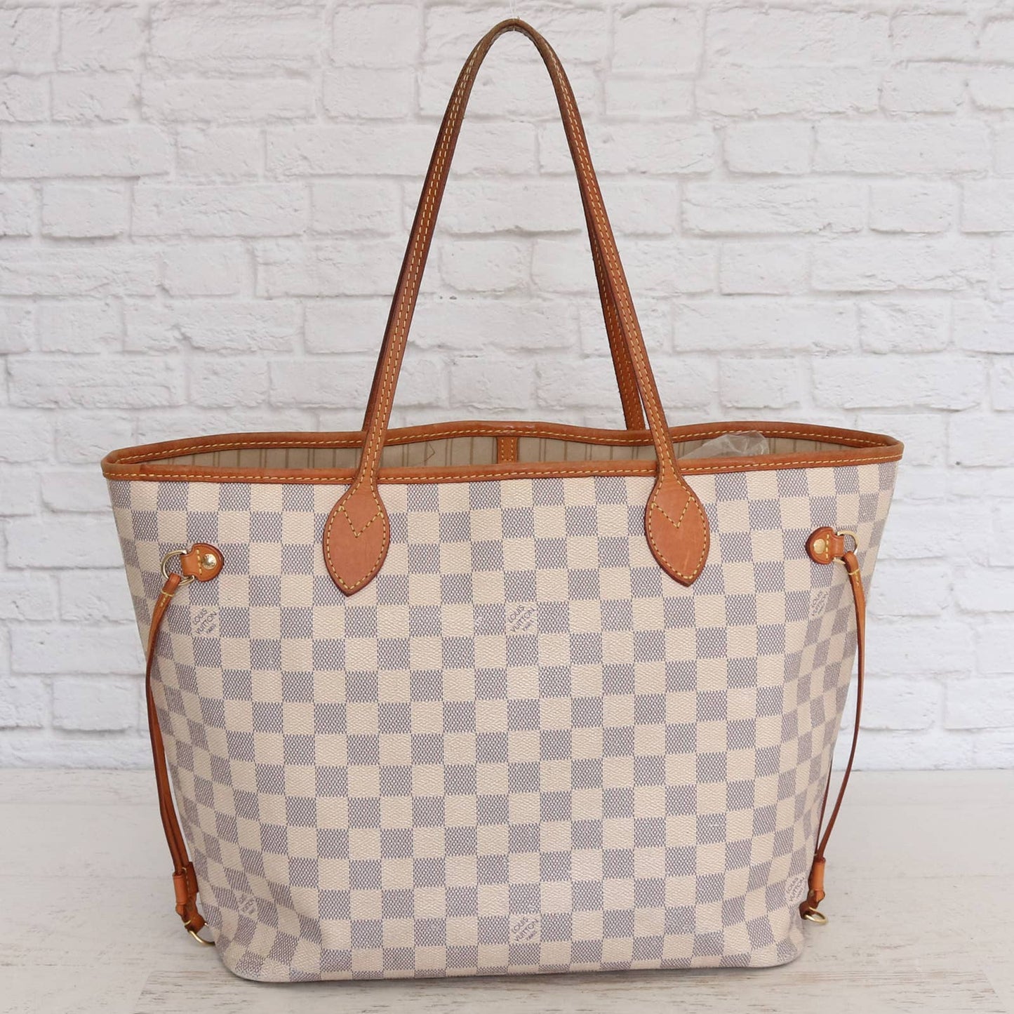 Louis Vuitton Neverfull MM Damier Azur Tote