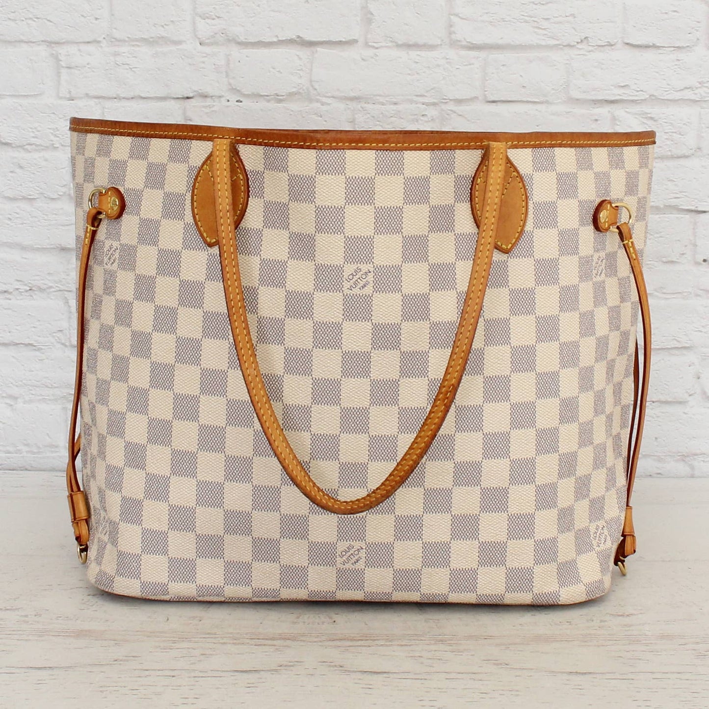 Louis Vuitton Neverfull MM Damier Azur Tote