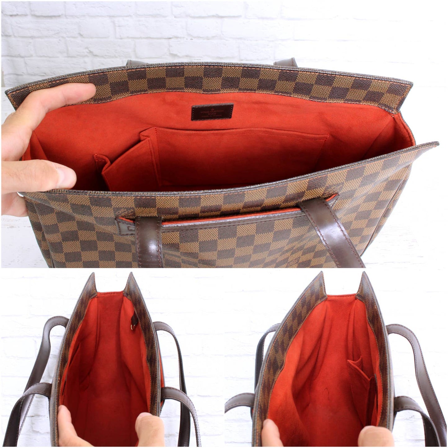 Louis Vuitton Parioli PM Damier Ebene Tote