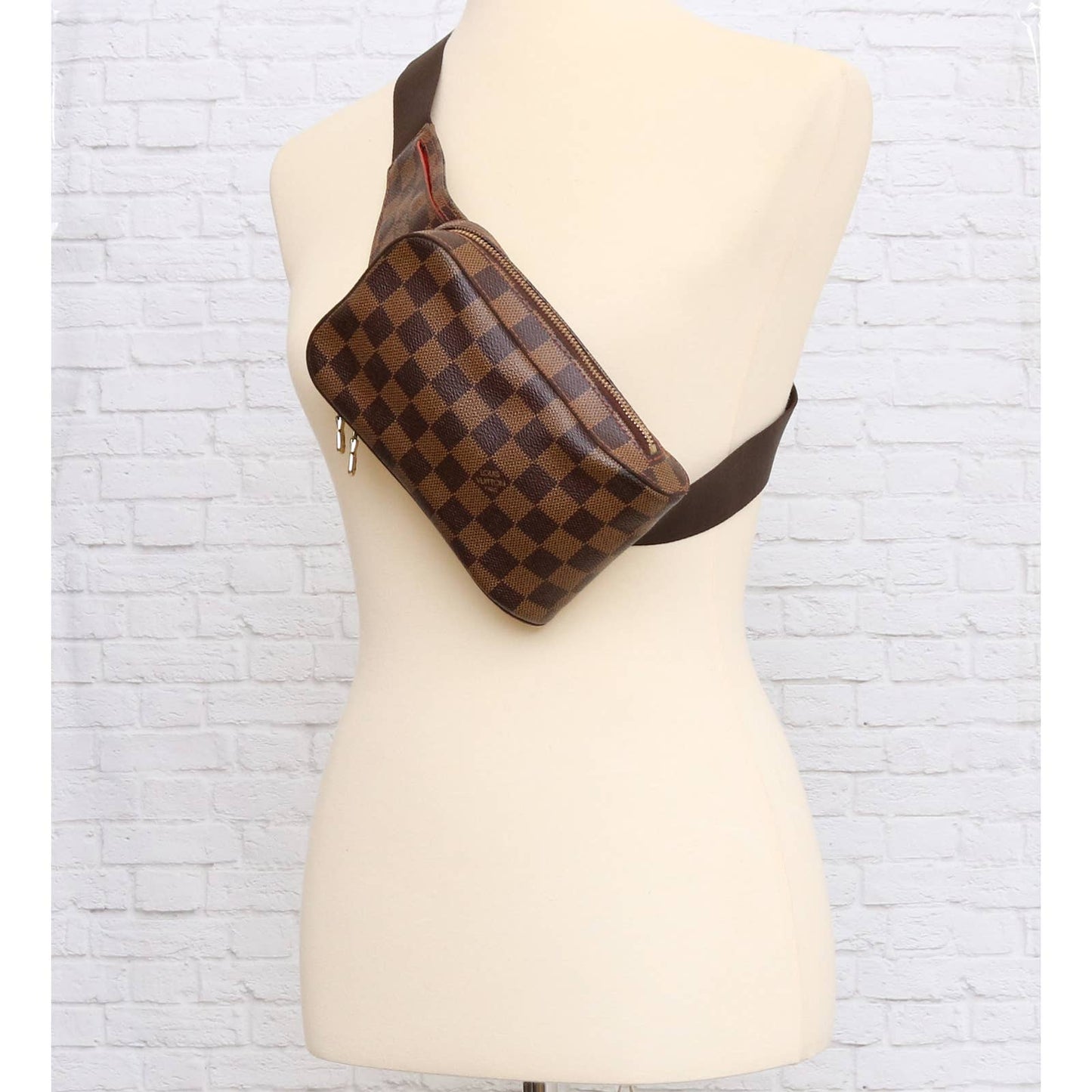 Louis Vuitton Geronimos Damier Ebene Bumbag Belt Crossbody