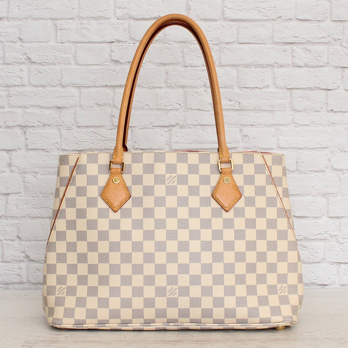 Louis Vuitton Calvi Damier Azur Tote Shoulder Bag