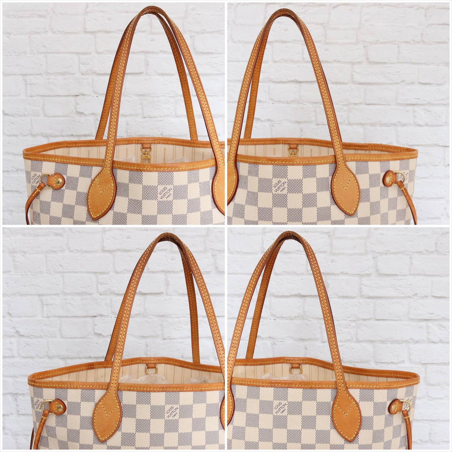 Louis Vuitton Neverfull PM Damier Azur Small Tote