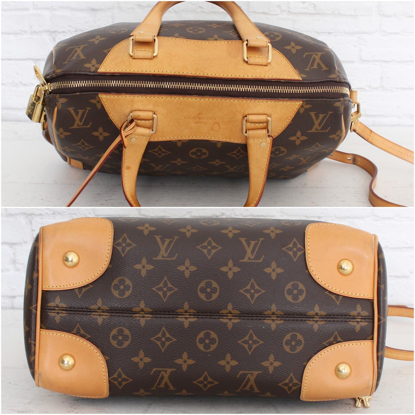 Louis Vuitton Retiro PM Monogram Shoulder Bag with Strap