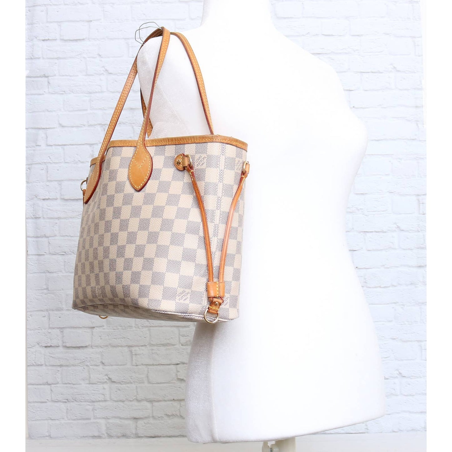 Louis Vuitton Neverfull PM Damier Azur Tote