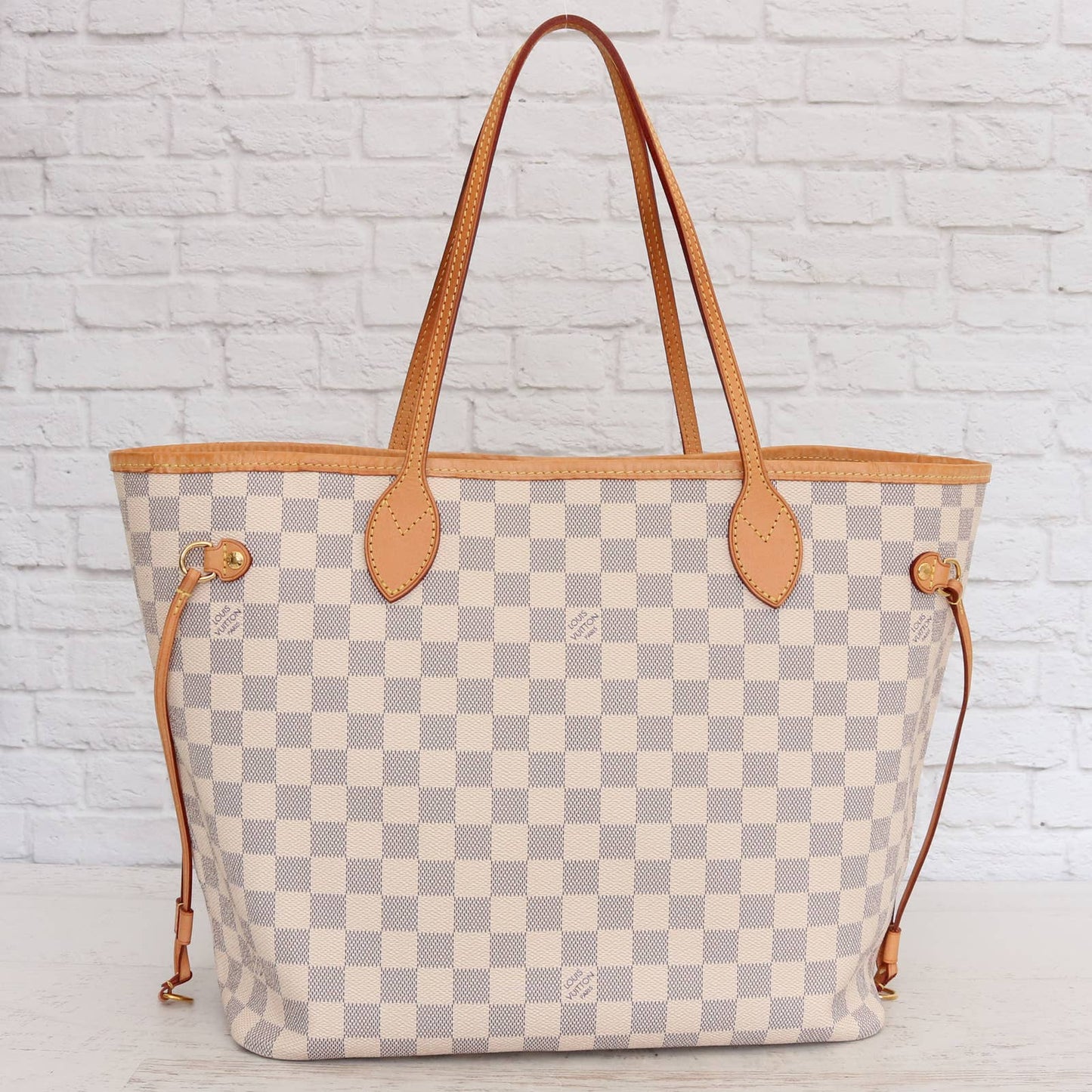 Louis Vuitton Neverfull MM with Pouch Damier Azur