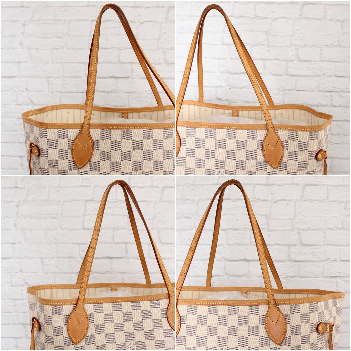 Louis Vuitton Neverfull MM Damier Azur Tote