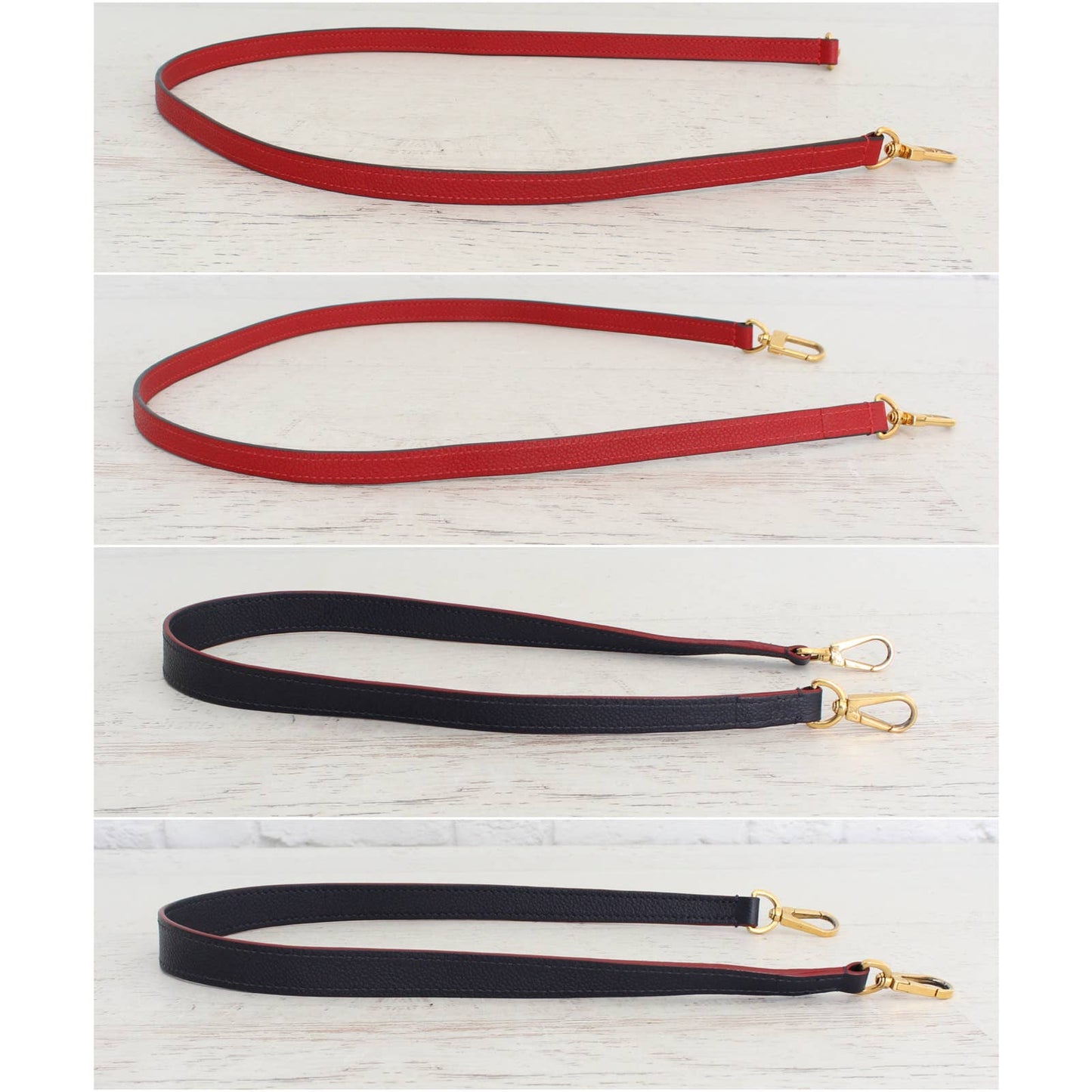 Louis Vuitton Montaigne MM Empreinte Marine Rouge Red Blue Crossbody