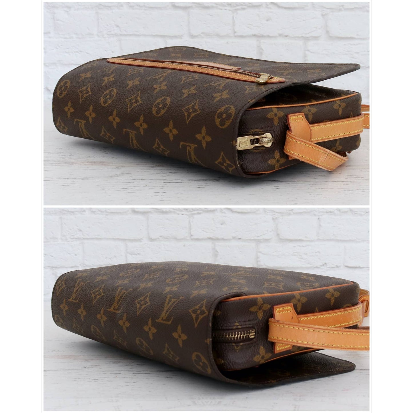 Louis Vuitton Saint Germain 24 Crossbody Shoulder Bag Monogram Leather