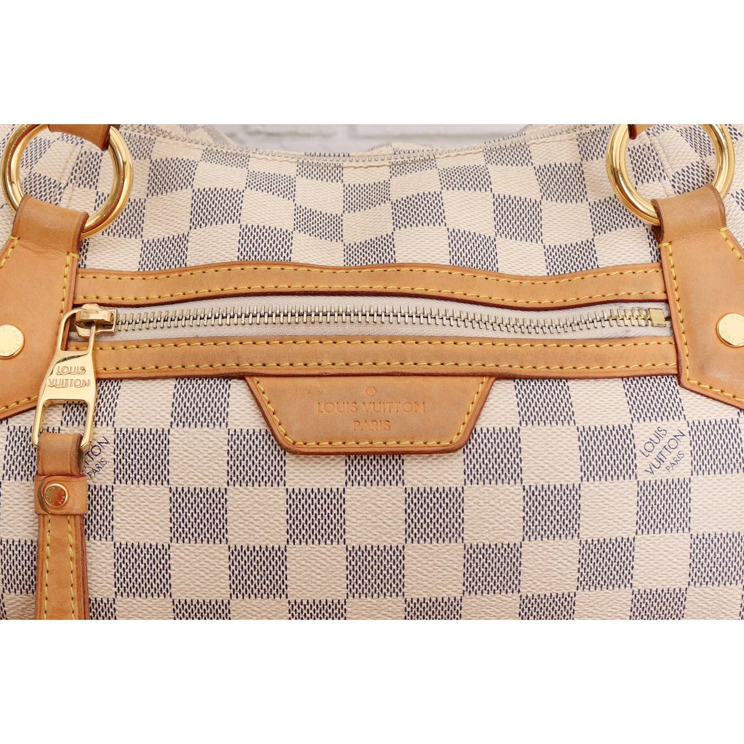 Louis Vuitton Evora MM Damier Azur Shoulder Bag