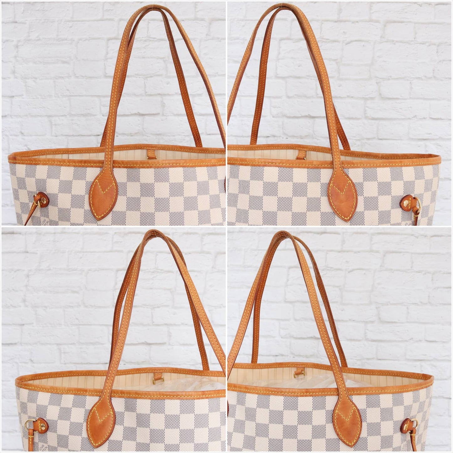 Louis Vuitton Neverfull MM Damier Azur Tote