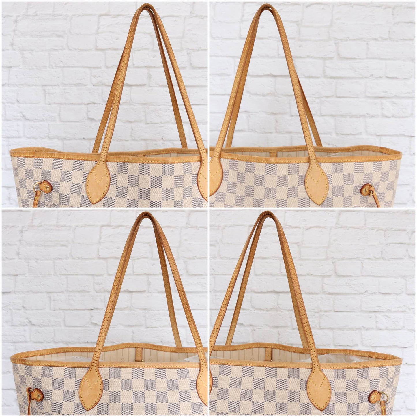 Louis Vuitton Neverfull MM Damier Azur Tote