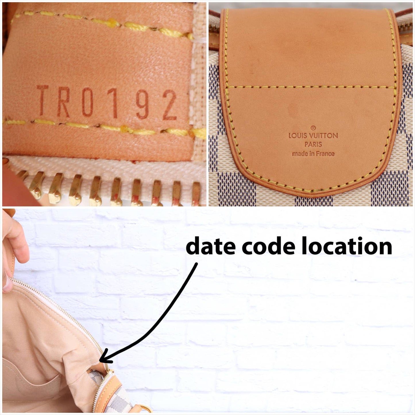 Louis Vuitton Stresa PM Damier Azur EXCELLENT Shoulder Bag White Purse