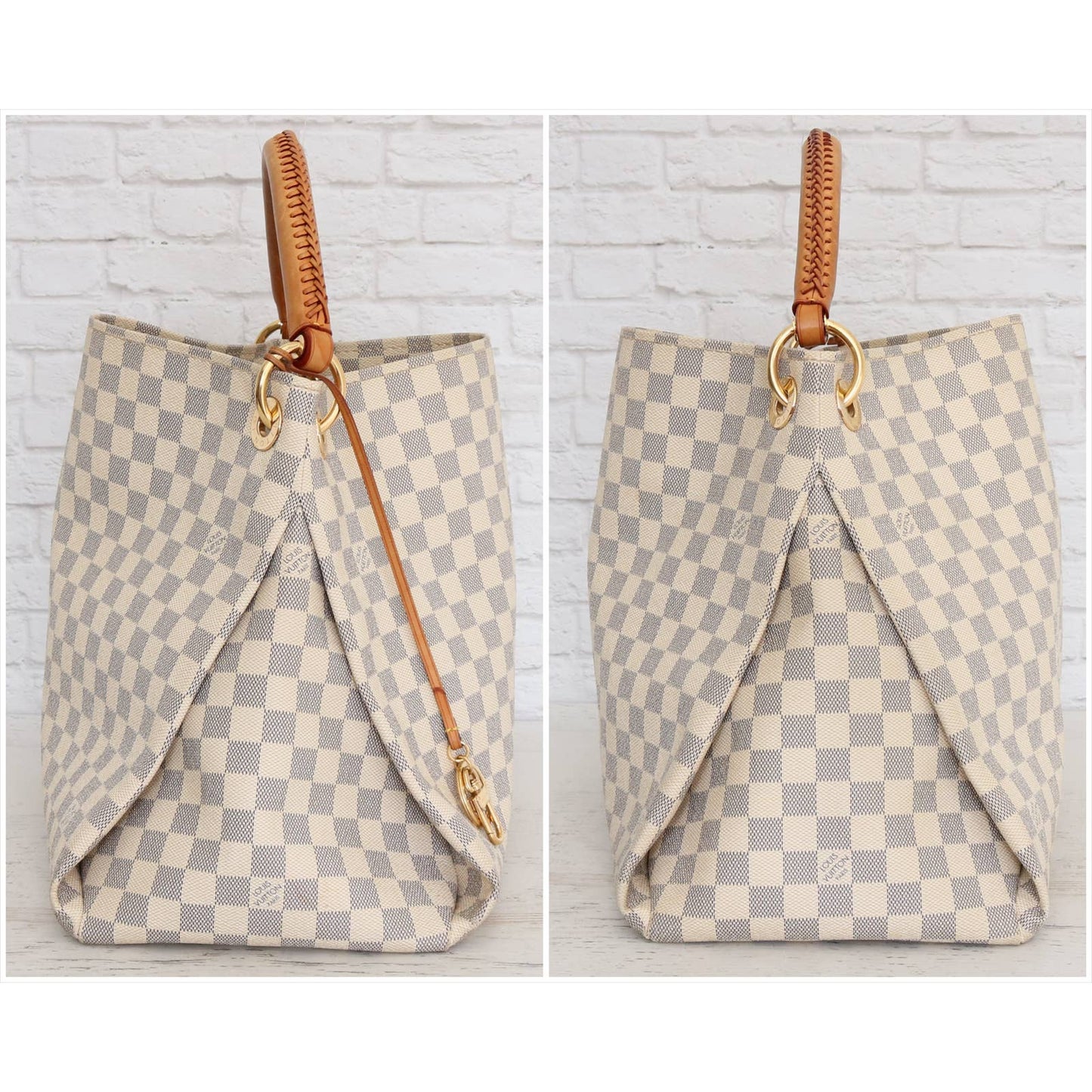 Louis Vuitton Artsy MM Damier Azur Large Tote