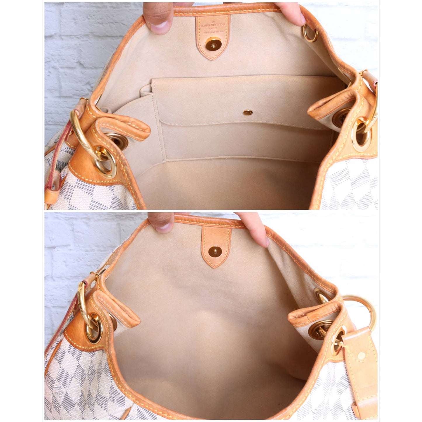 Louis Vuitton Galliera PM Damier Azur Shoulder Bag