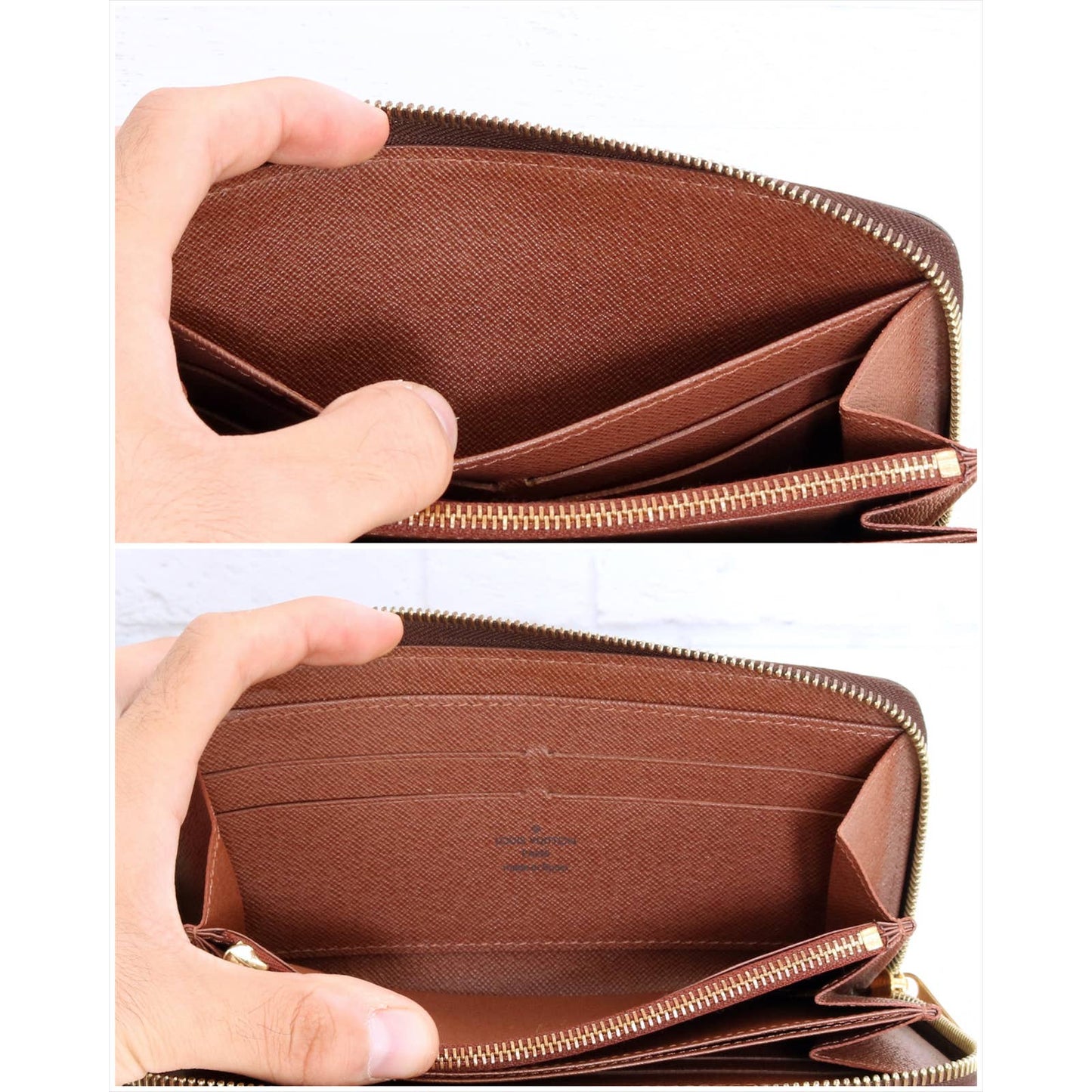 Louis Vuitton Zippy Wallet Monogram Brown