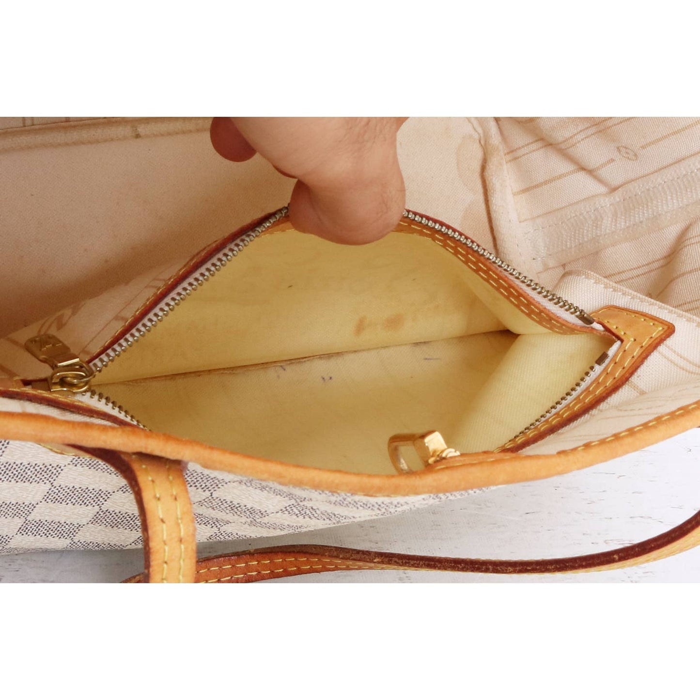 Louis Vuitton Neverfull PM Damier Azur Small Tote