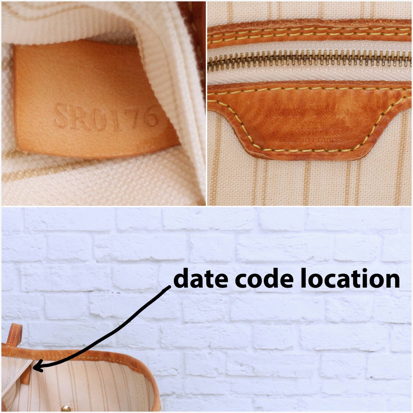 Louis Vuitton Neverfull MM Damier Azur Tote