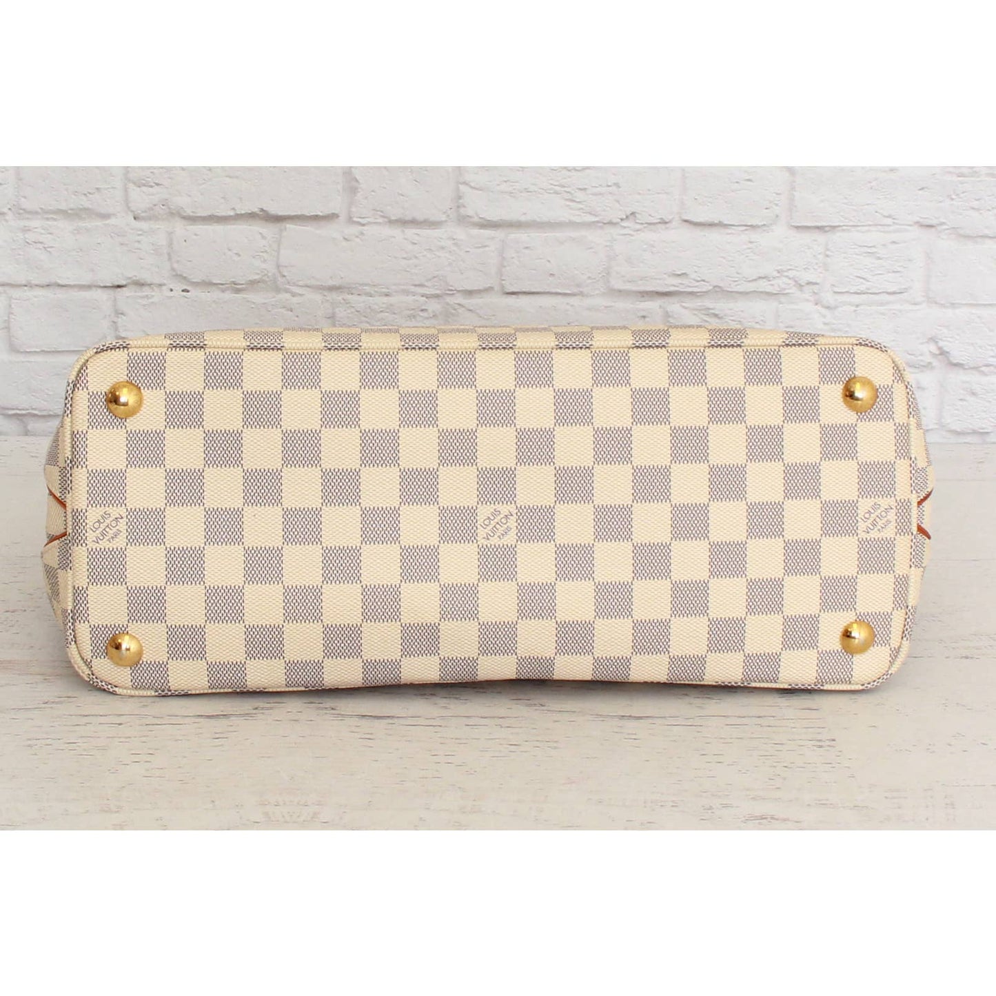 Louis Vuitton Calvi Damier Azur Tote Shoulder Bag