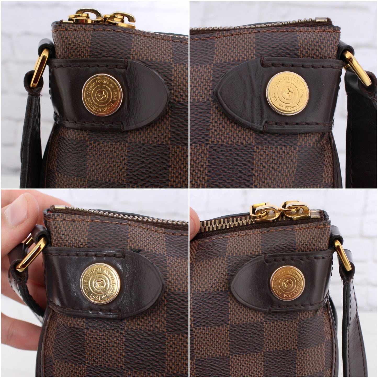 Louis Vuitton Duomo Damier Ebene Crossbody