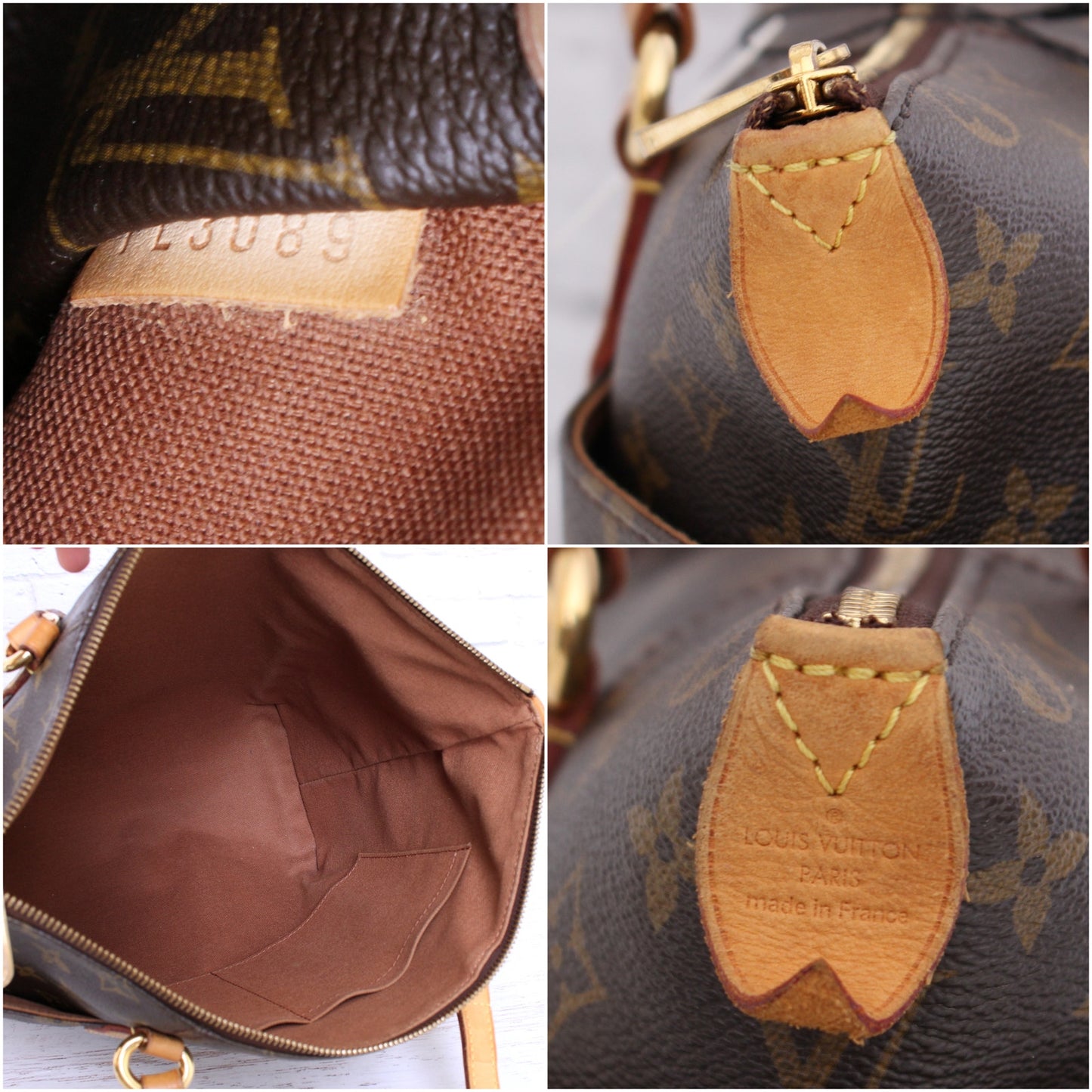 Louis Vuitton Totally PM Monogram Tote Shoulder Purse Leather Handbag A3646