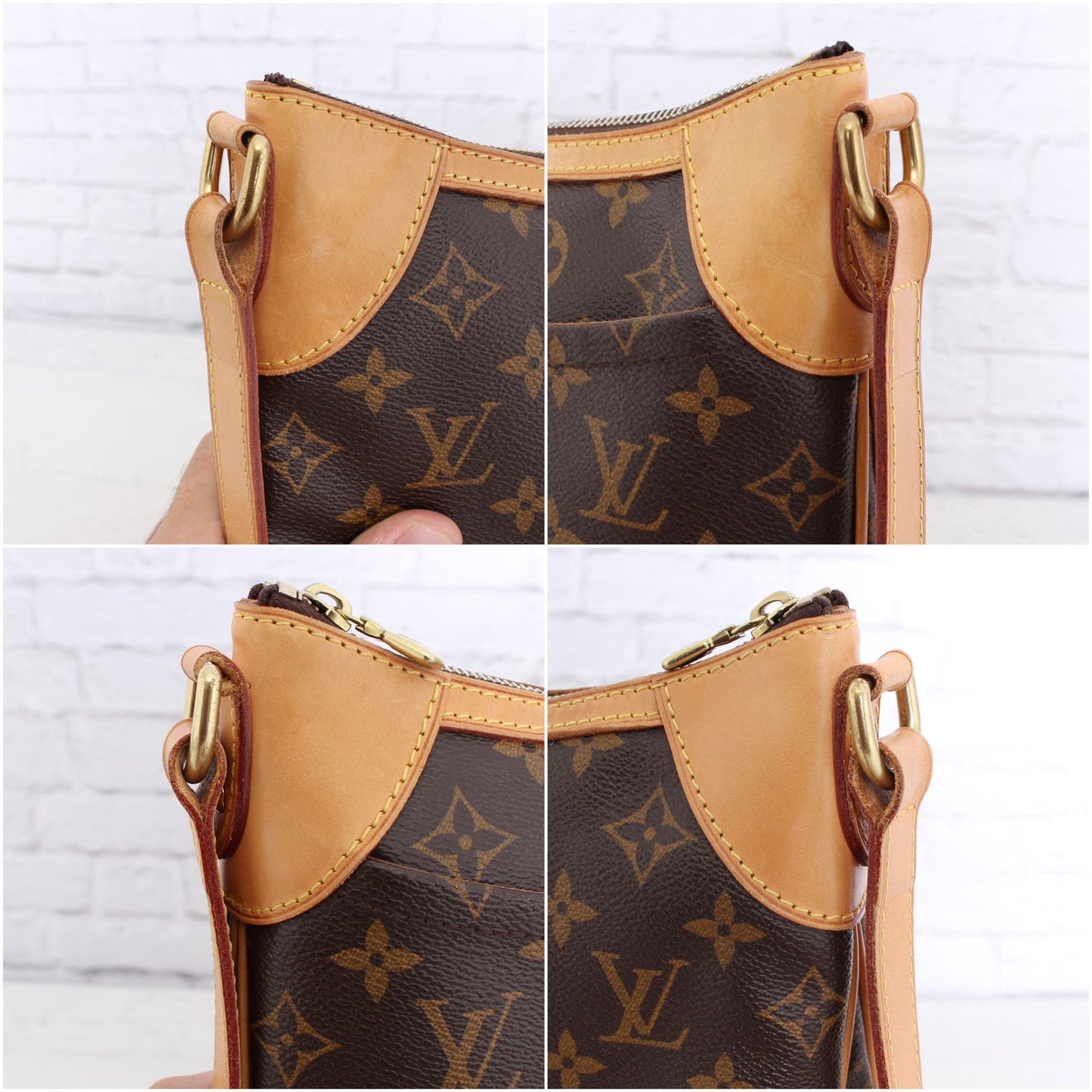 Louis Vuitton Odeon PM Monogram Crossbody Canvas Handbag Messenger LV