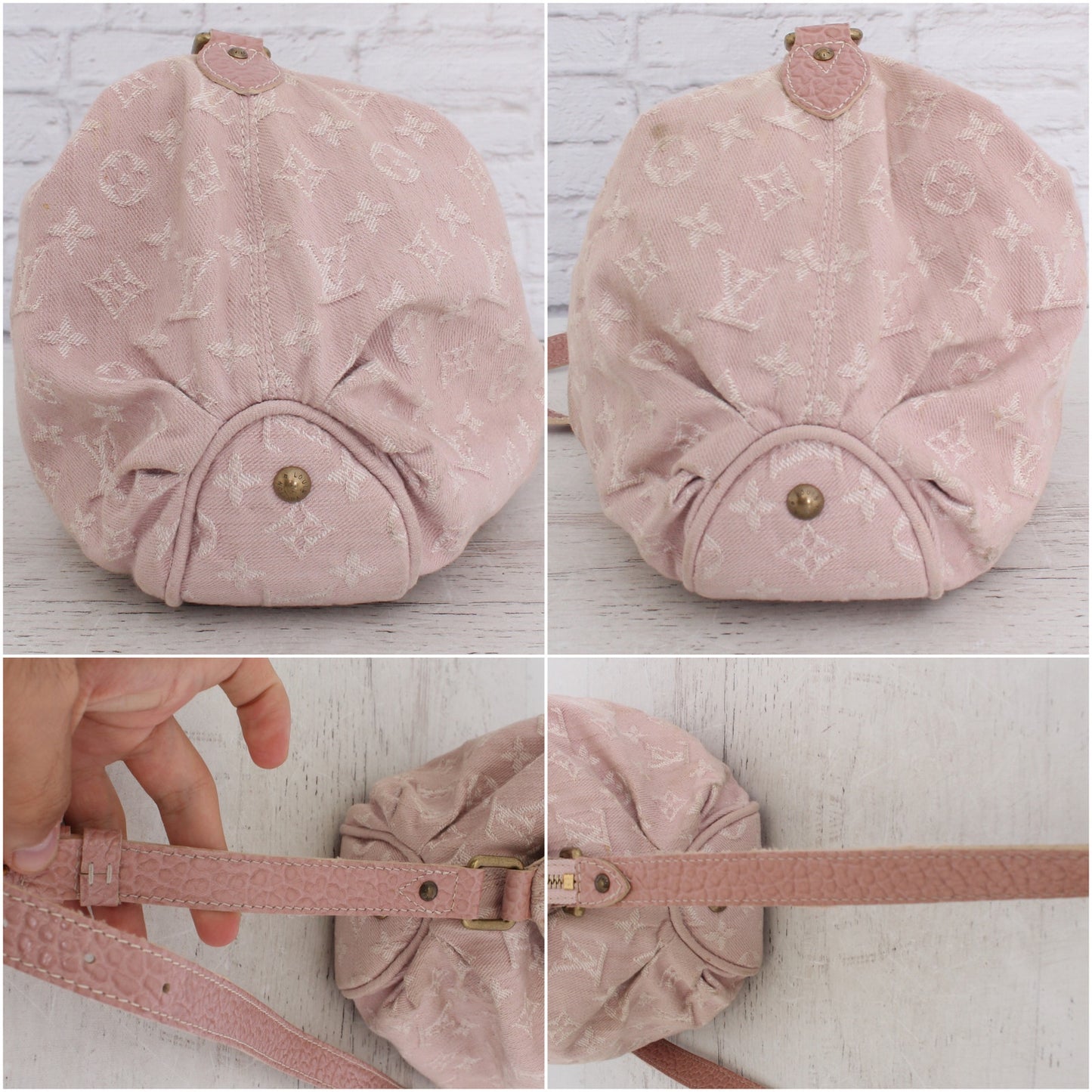 Louis Vuitton Slightly Pink Denim Crossbody