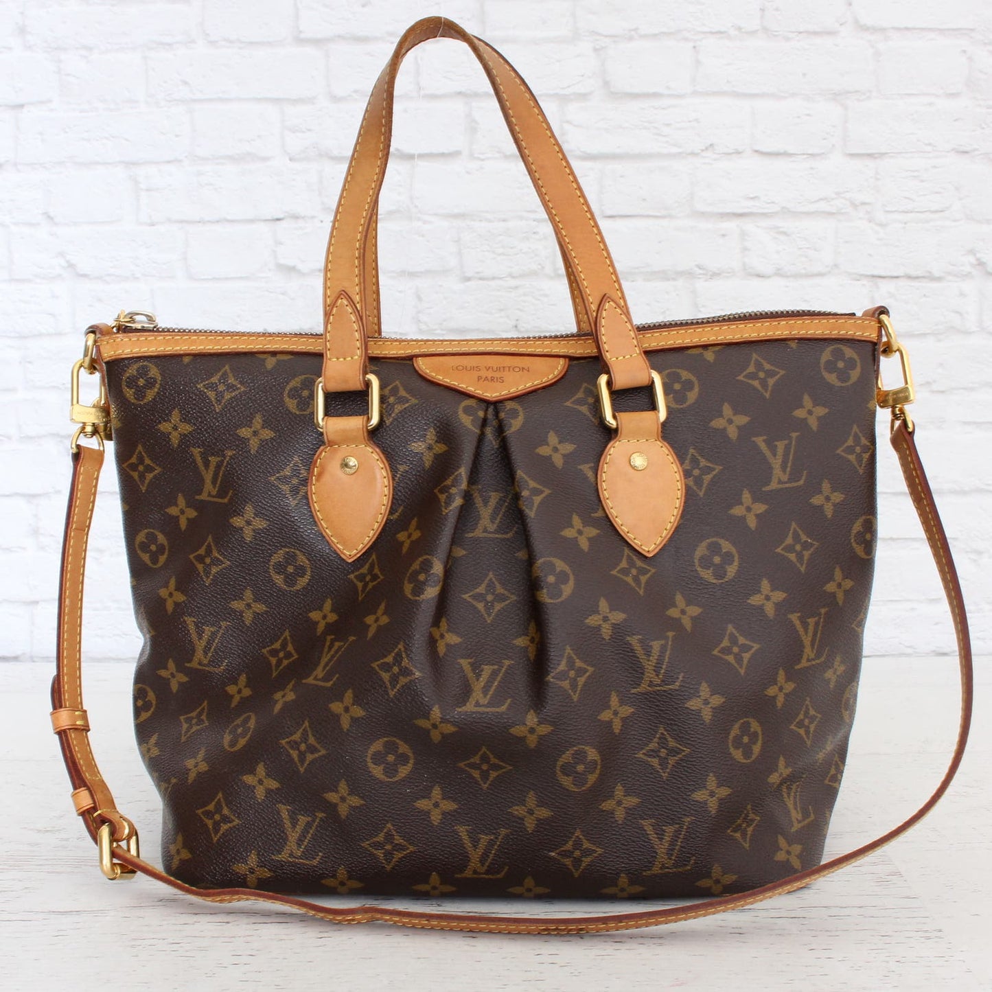 Louis Vuitton Palermo PM Monogram Purse & Strap