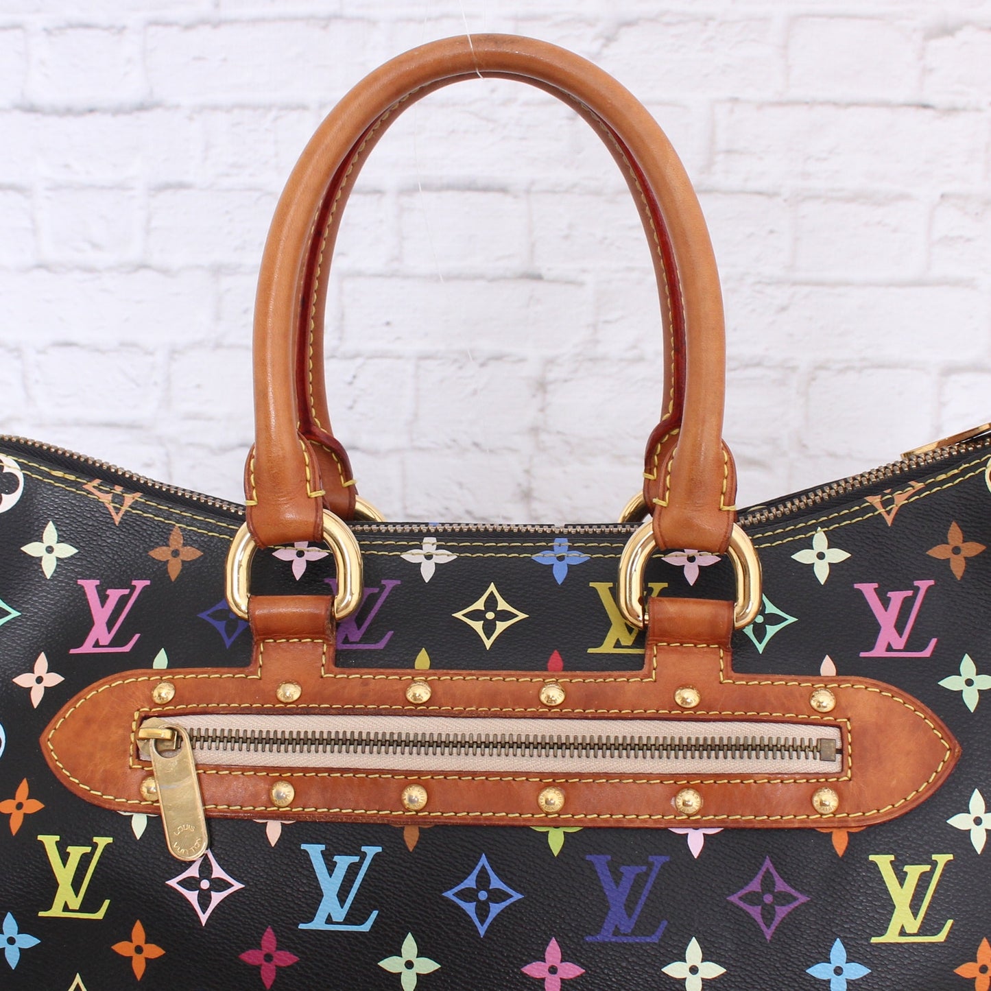 Louis Vuitton Rita Black Multicolor Shoulder Bag