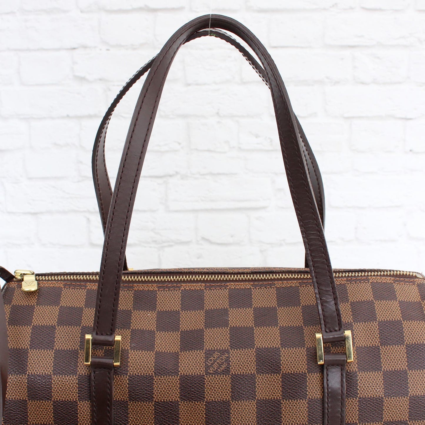 Louis Vuitton Papillon 30 Monogram with Pouch Satchel Brown Handbag LV