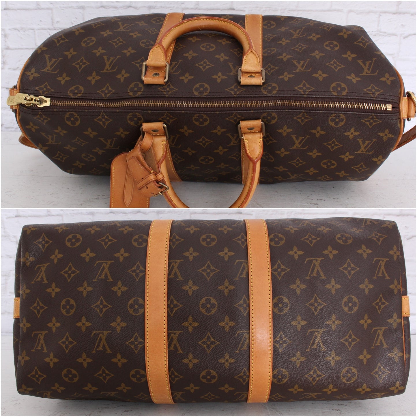 Louis Vuitton Keepall Bandouliere 45 Monogram Duffle Travel Shoulder