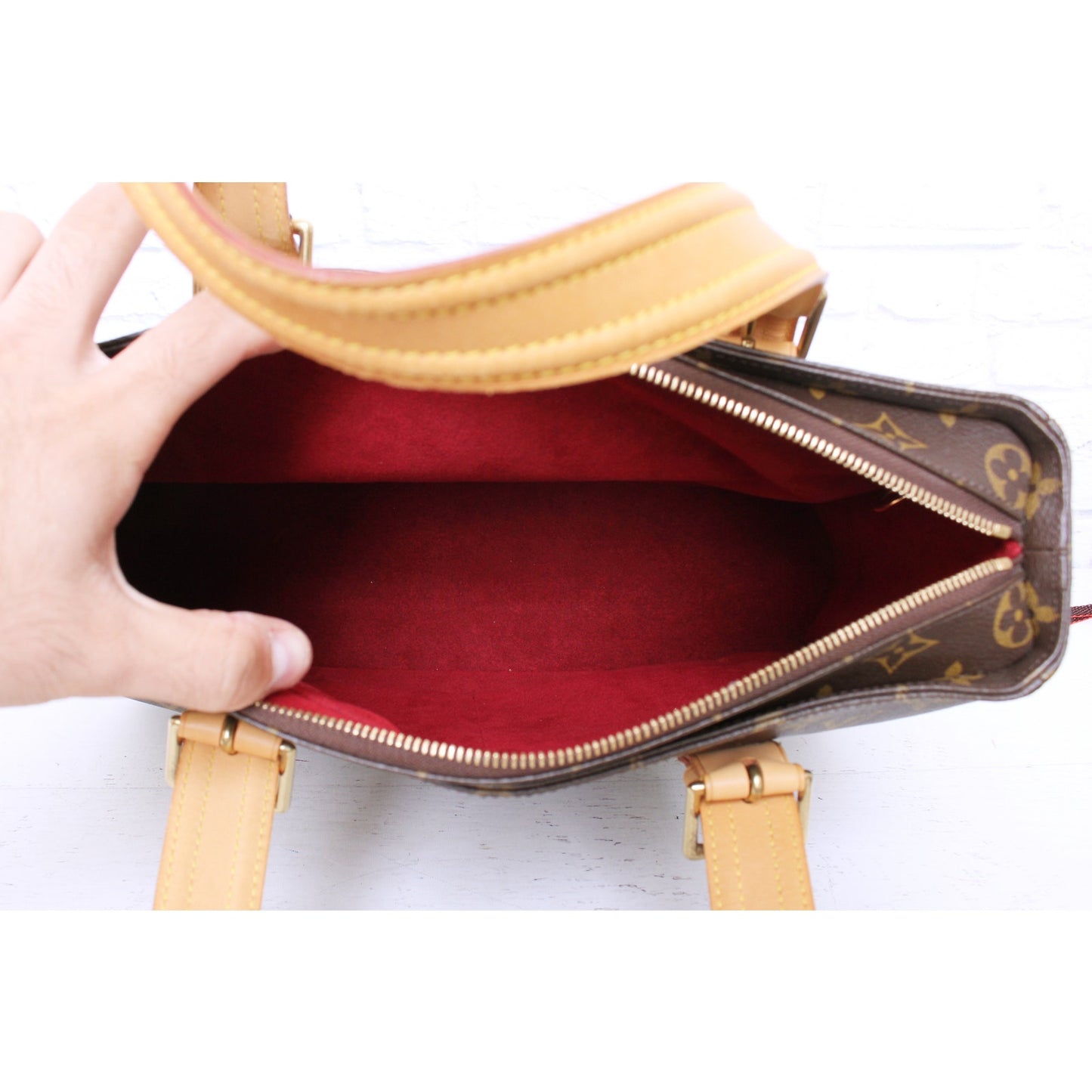 Louis Vuitton Multiple Cite Purse Monogram Bag Pochette Travel Canvas A4995