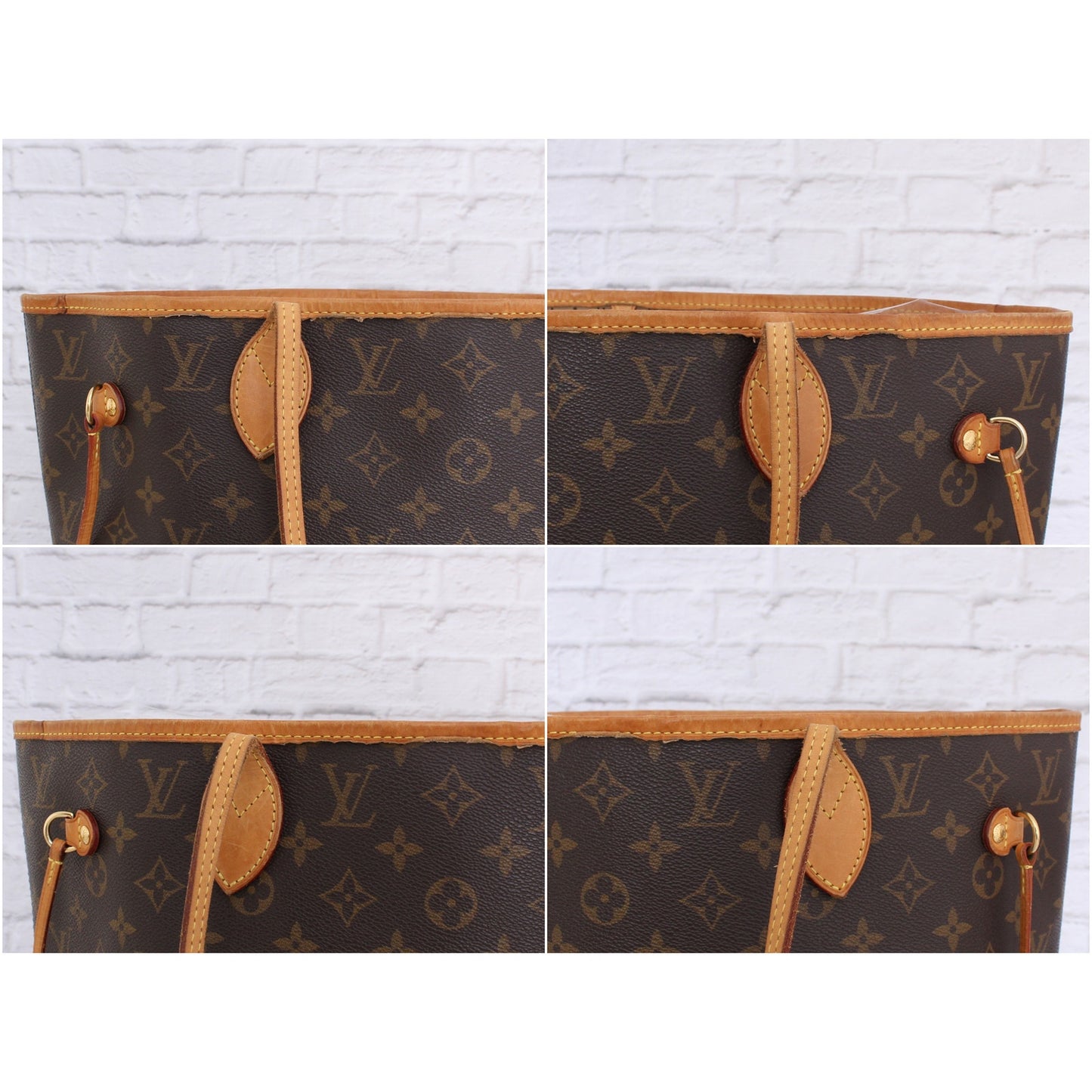 Louis Vuitton Neverfull MM Monogram Shoulder Bag Tote