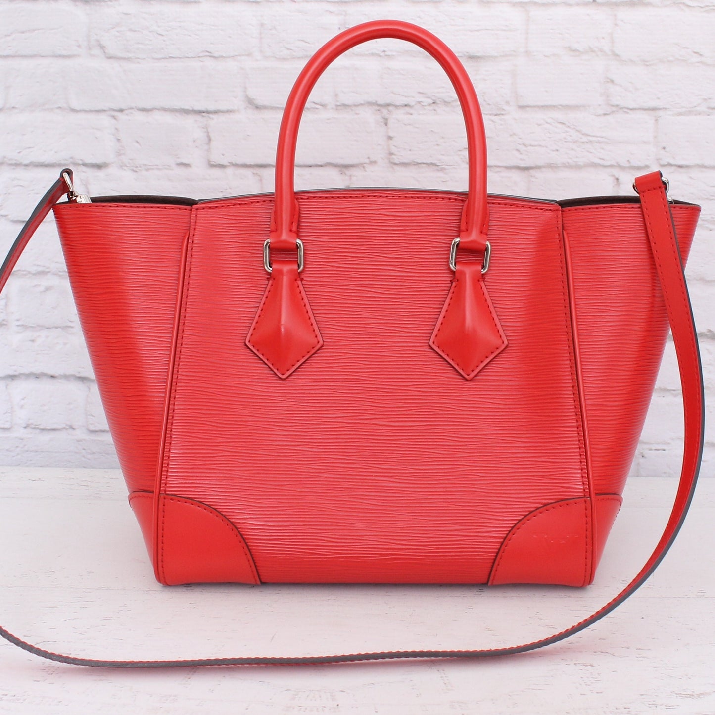 Louis Vuitton Phoenix PM Red Epi Satchel Crossbody and Shoulder Purse Tote A3189