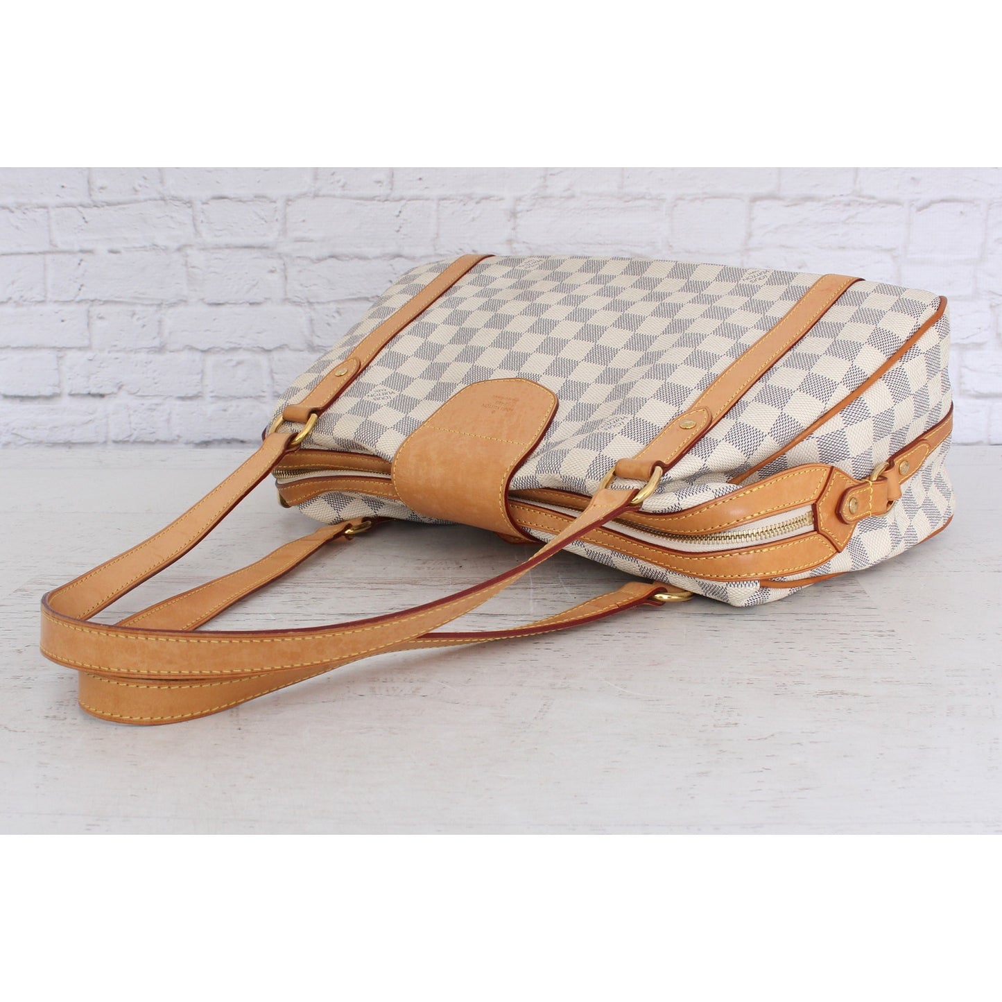 Louis Vuitton Stresa PM Damier Azur Shoulder Bag Purse