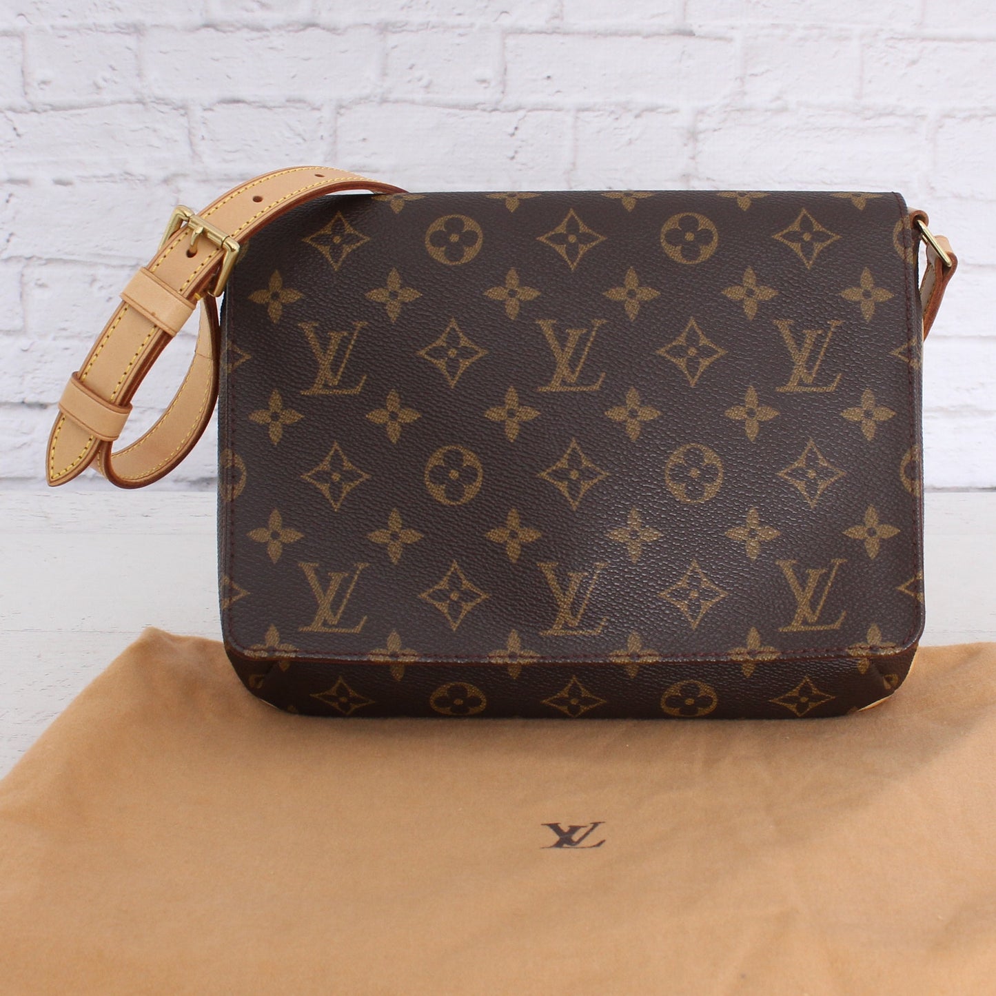 Louis Vuitton Musette Tango Short Monogram Shoulder Bag