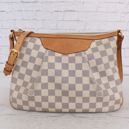 Louis Vuitton Siracusa PM Crossbody Damier Azur