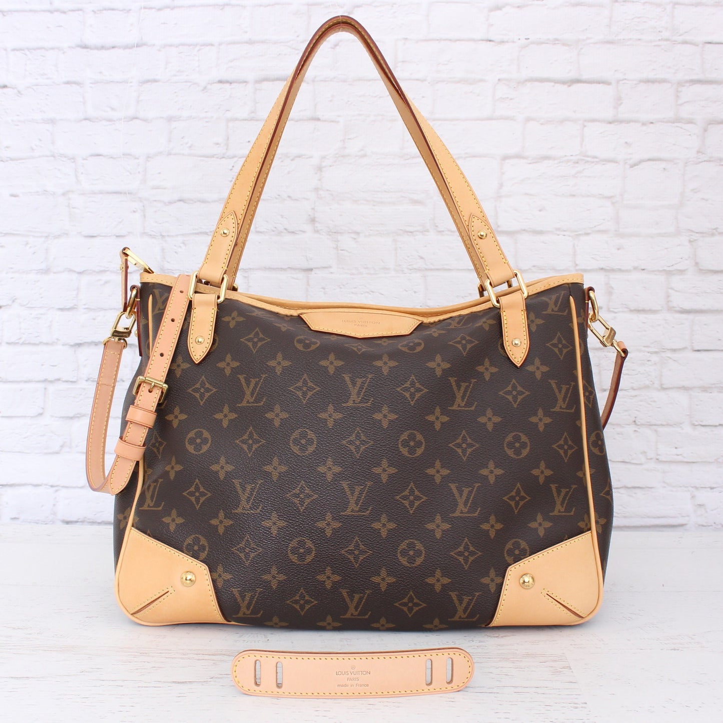 Louis Vuitton Estrella MM Monogram Shoulder Crossbody Satchel Leather