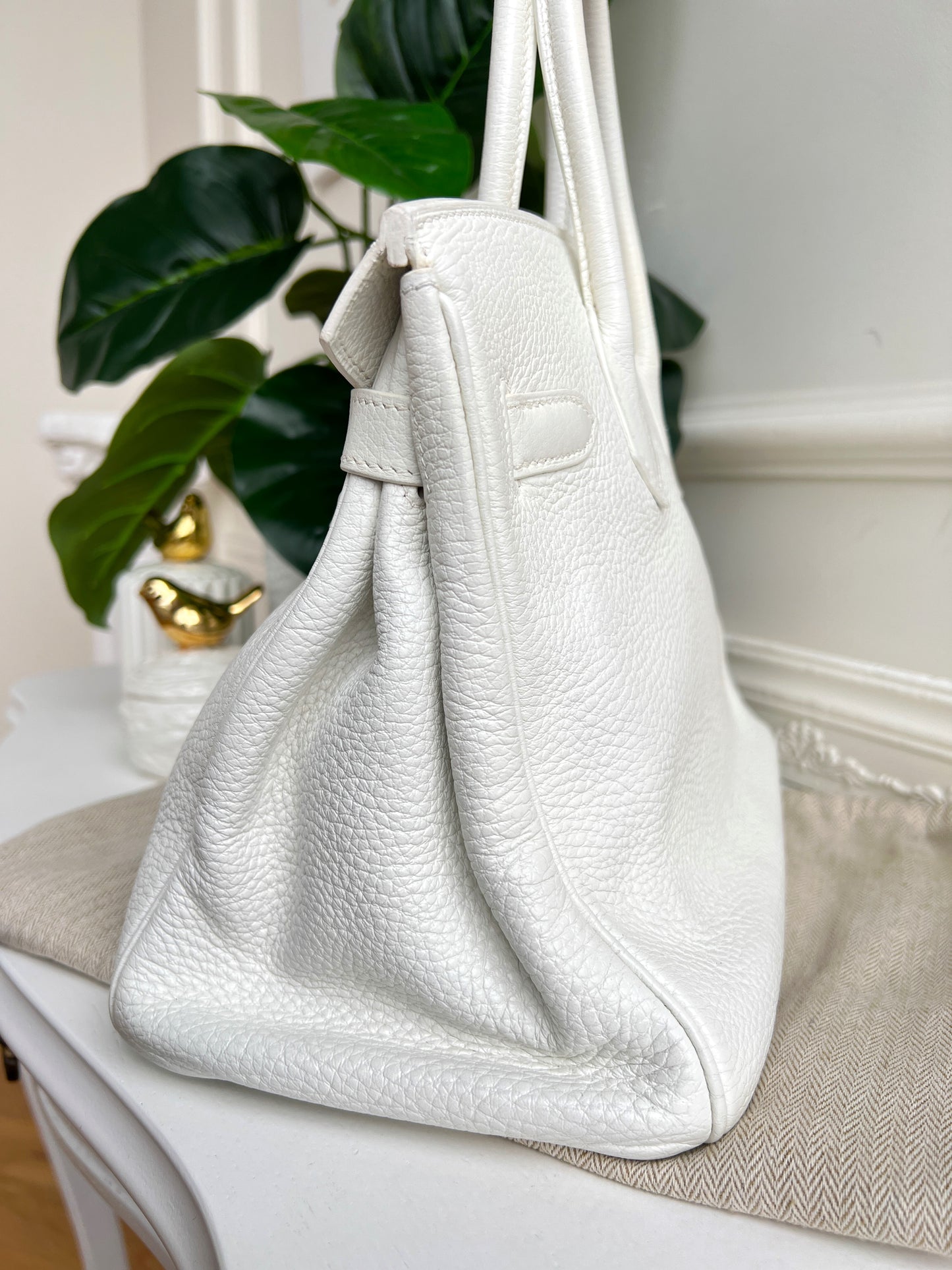 Hermès White Birkin 30 Bag