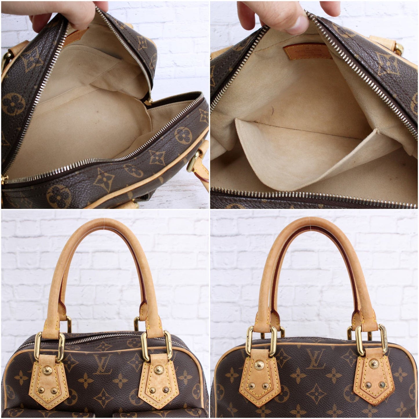 Louis Vuitton Manhattan PM Satchel Monogram