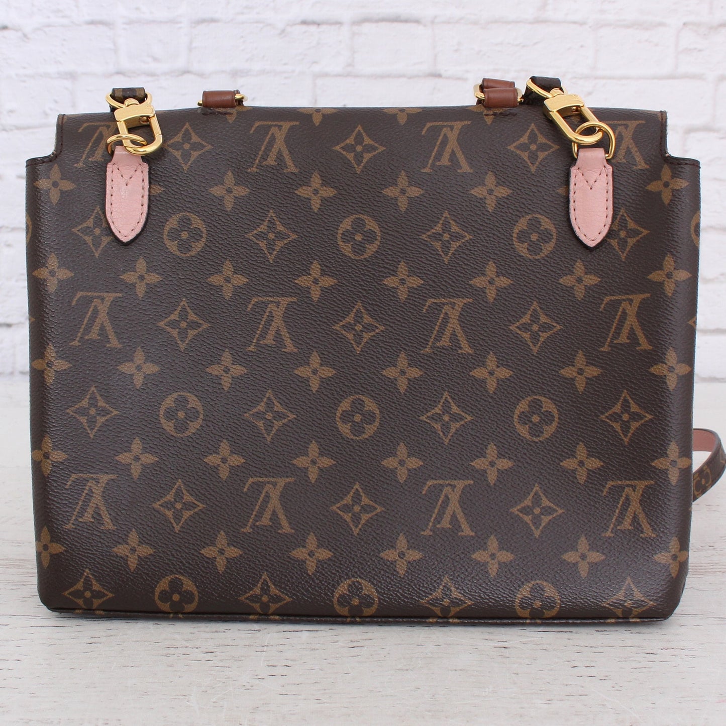 Louis Vuitton Marignan Pink & Monogram Crossbody & Satchel