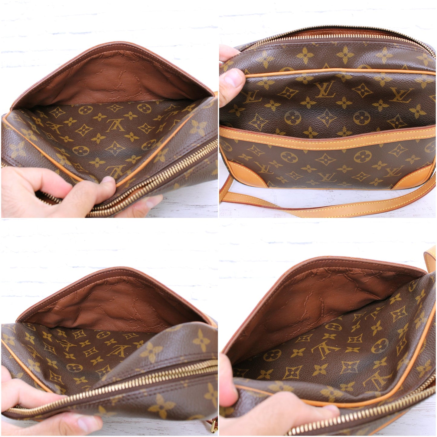 Louis Vuitton Trocadero 27 MM Monogram Crossbody Shoulder LV Handbag Purse A5186