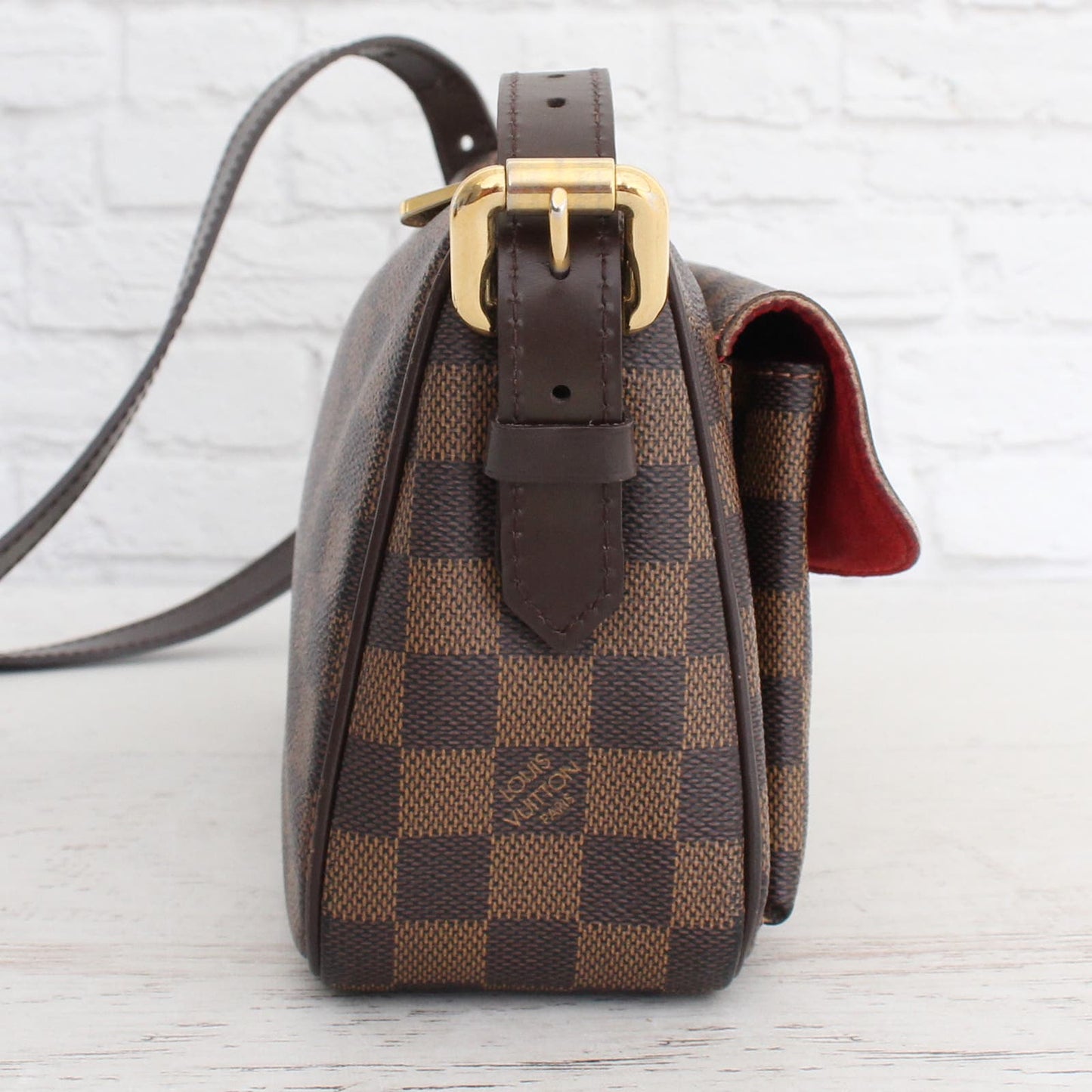 Louis Vuitton Ravello GM Damier Ebene Crossbody & Shoulder Bag Purse