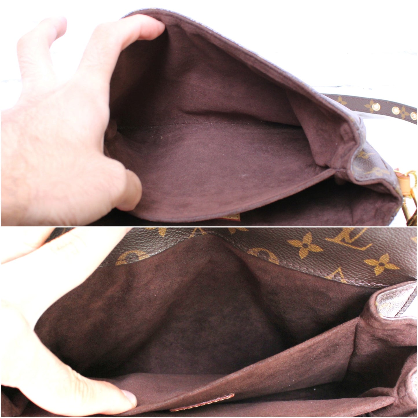 Louis Vuitton Pochette Metis Monogram Crossbody Shoulder Purse Handbag A5125