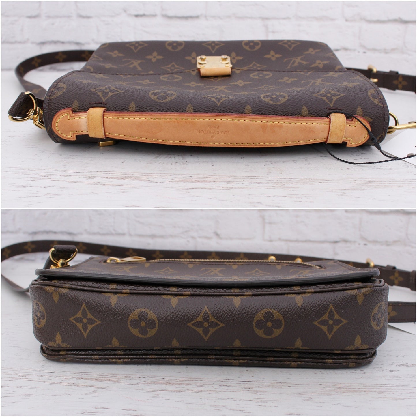 Louis Vuitton Pochette Metis Monogram Crossbody Shoulder Purse Handbag A5124