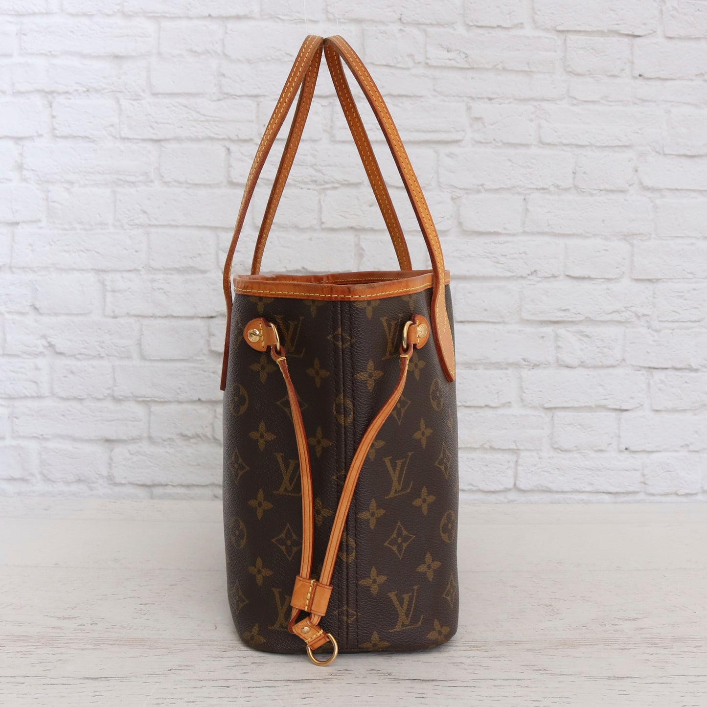 Louis Vuitton Neverfull PM Monogram Tote Shoulder Bag